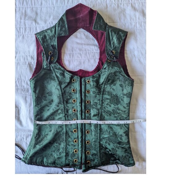 Renaissance Faire Bodice Corset - Huntress Style - Size Small - Picture 1 of 5